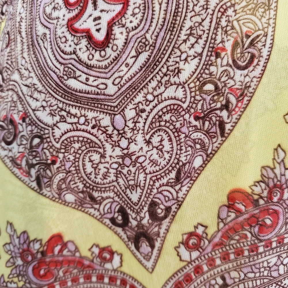 Yellow Multi‎ Print Scarf